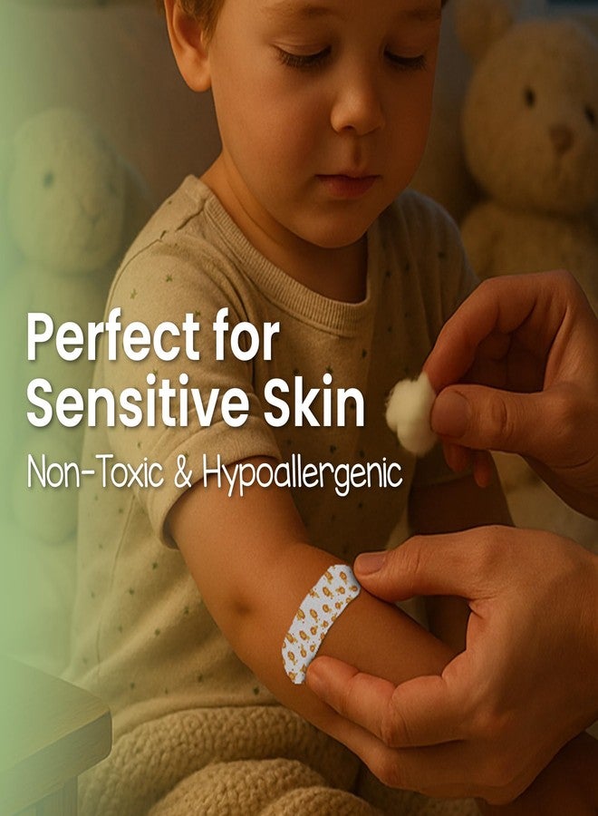 Patch Kids On-The-Go Natural Bamboo Adhesive Bandage Kit for Sensitive Skin, Eco-Friendly Hypoallergenic Bandages for Sensitive Skin. Non Toxic Bandages for Boys & Girls with Cute Prints, 29 ct Small - Image 4